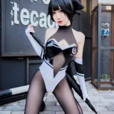 焖焖碳《高雄赛车娘》主题写真：23张全套美图