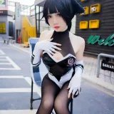 焖焖碳《高雄赛车娘》主题写真：23张全套美图