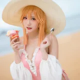 瓜希酱《黎塞留 泳装》主题写真：32张全套美图