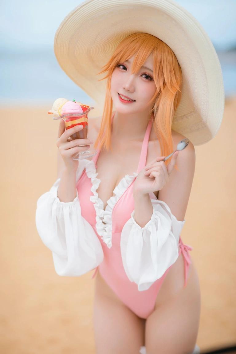 瓜希酱《黎塞留 泳装》主题写真：32张全套美图