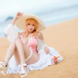 瓜希酱《黎塞留 泳装》主题写真：32张全套美图
