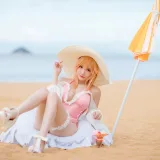 瓜希酱《黎塞留 泳装》主题写真：32张全套美图