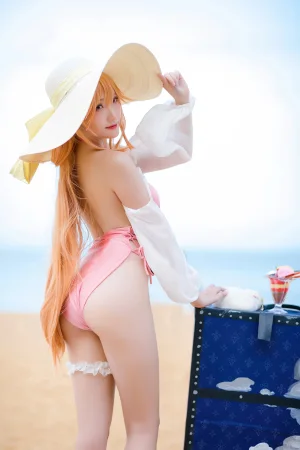 瓜希酱《黎塞留 泳装》主题写真：32张全套美图