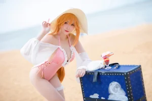 瓜希酱《黎塞留 泳装》主题写真：32张全套美图