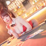 皮皮奶《元旦兔女郎》主题写真：47张全套美图