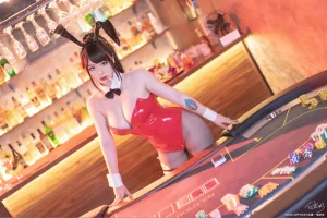 皮皮奶《元旦兔女郎》主题写真：47张全套美图
