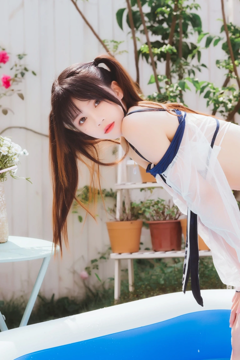 桜桃喵《无尽夏》主题写真：58张全套美图