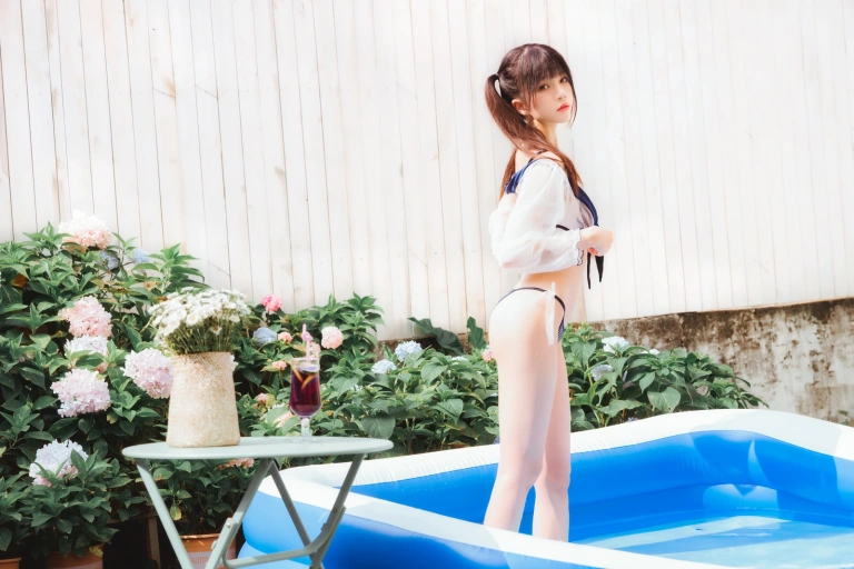 桜桃喵《无尽夏》主题写真：58张全套美图
