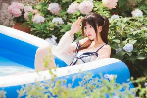 桜桃喵《无尽夏》主题写真：58张全套美图