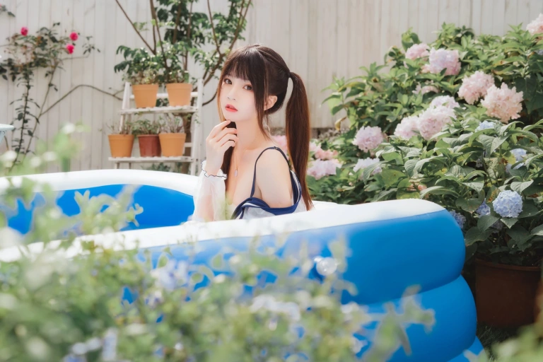 桜桃喵《无尽夏》主题写真：58张全套美图
