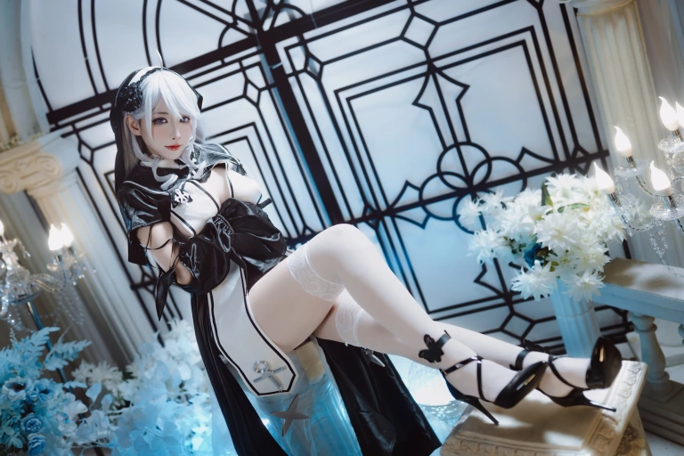 宮本桜《碧蓝航线 阿尔及利亚Meta》主题写真：21张全套美图