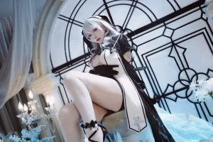 宮本桜《碧蓝航线 阿尔及利亚Meta》主题写真：21张全套美图