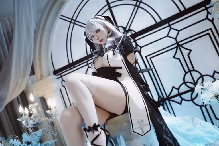 宮本桜《碧蓝航线 阿尔及利亚Meta》主题写真：21张全套美图