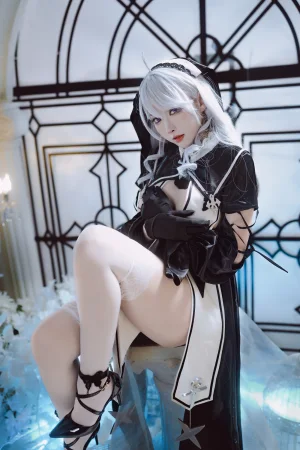 宮本桜《碧蓝航线 阿尔及利亚Meta》主题写真：21张全套美图