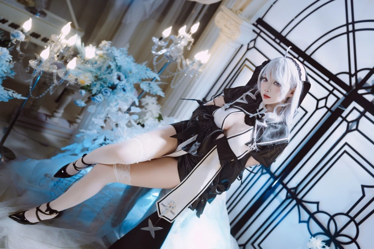 宮本桜《碧蓝航线 阿尔及利亚Meta》主题写真：21张全套美图