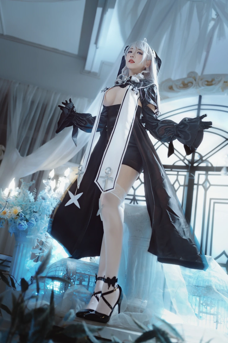 宮本桜《碧蓝航线 阿尔及利亚Meta》主题写真：21张全套美图