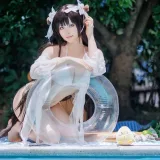 屿鱼《碧蓝航线 樫野泳装》主题写真：25张全套美图