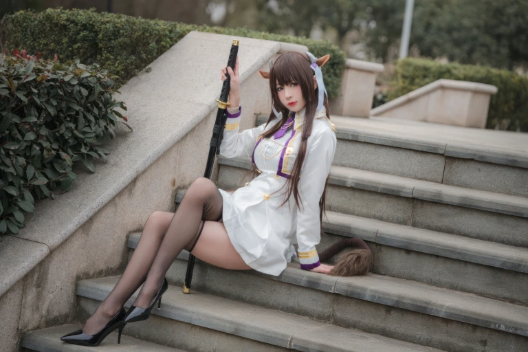 西园寺南歌《碧蓝航线 樫野原皮》主题写真：30张全套美图