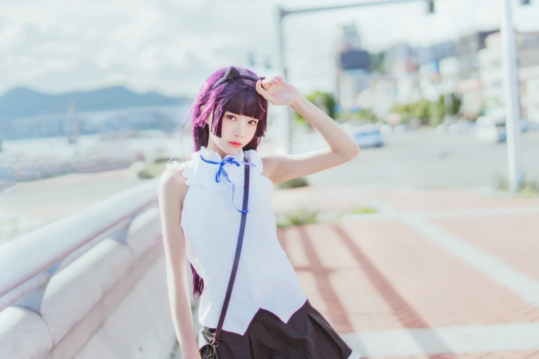 桜桃喵《五更琉璃》主题写真：42张全套美图