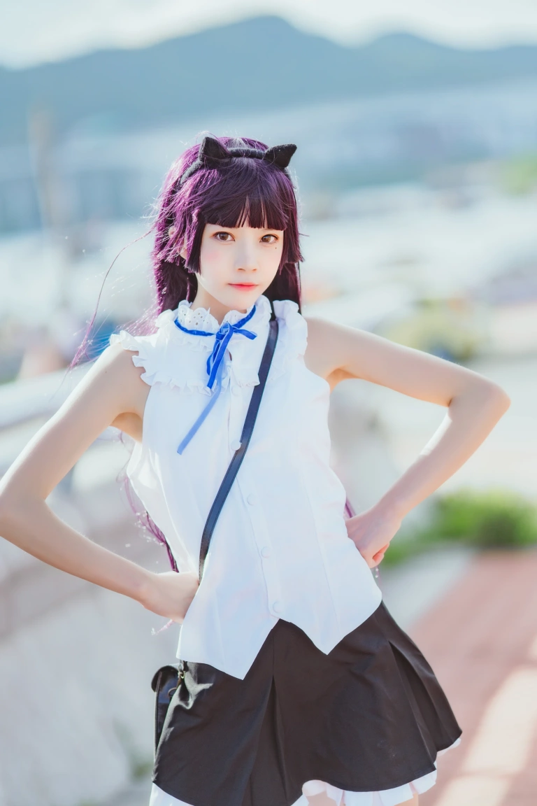 桜桃喵《五更琉璃》主题写真：42张全套美图