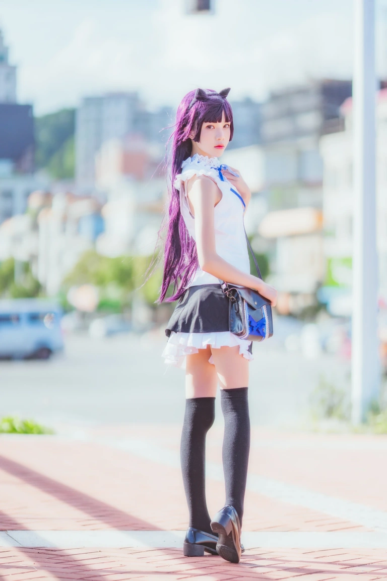桜桃喵《五更琉璃》主题写真：42张全套美图