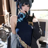 九柒喵《蔚蓝档案 妃咲原皮》主题写真：54张全套美图