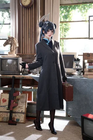 九柒喵《蔚蓝档案 妃咲原皮》主题写真：54张全套美图