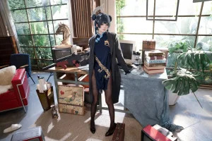 九柒喵《蔚蓝档案 妃咲原皮》主题写真：54张全套美图