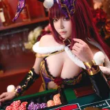 抱走莫子《斯卡哈兔女郎》主题写真：56张全套美图，含2个视频