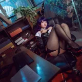 是三不是世《喜多川海梦紫发兔女郎》主题写真：59张全套美图