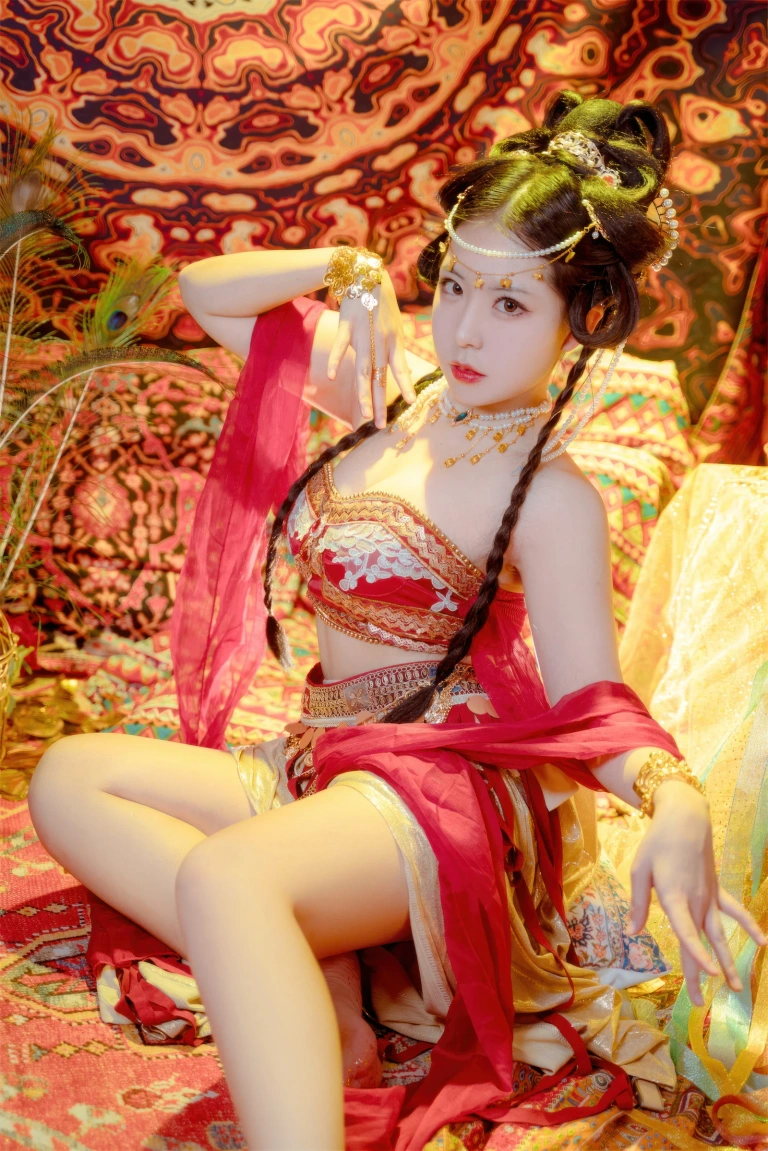 虎森森《梦入敦煌》主题写真：66张全套美图