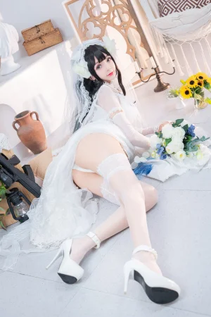 日奈娇(椎名莜)《95式婚纱》主题写真：52张全套美图