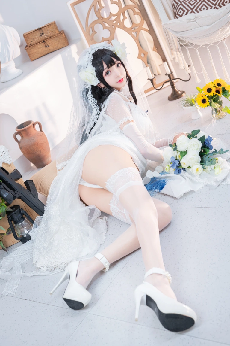 日奈娇(椎名莜)《95式婚纱》主题写真：52张全套美图