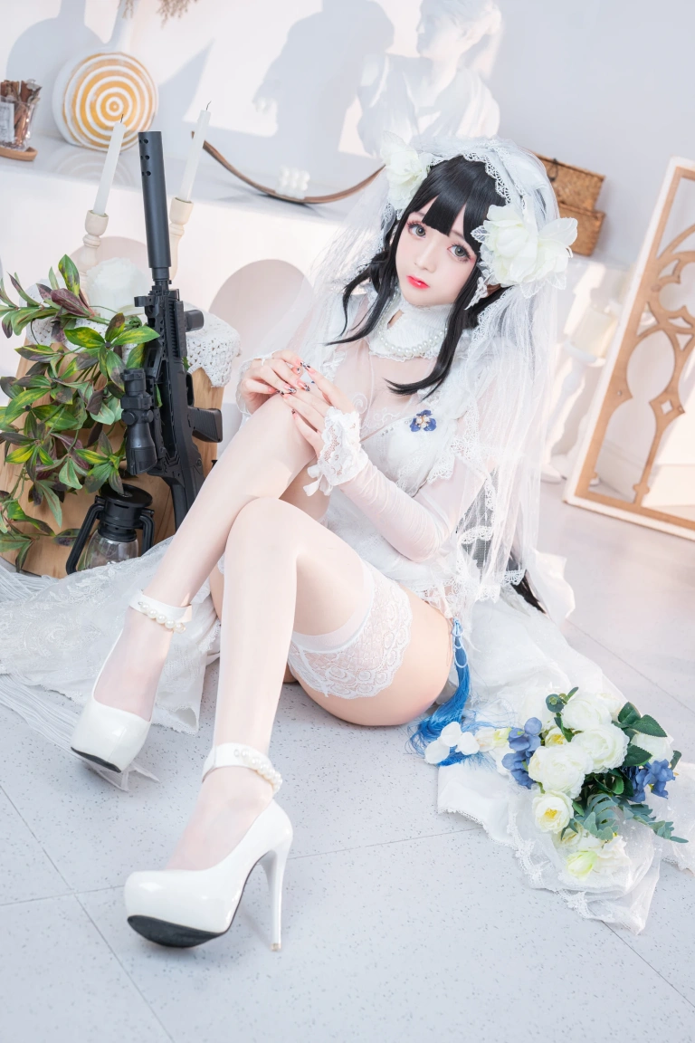 日奈娇(椎名莜)《95式婚纱》主题写真：52张全套美图
