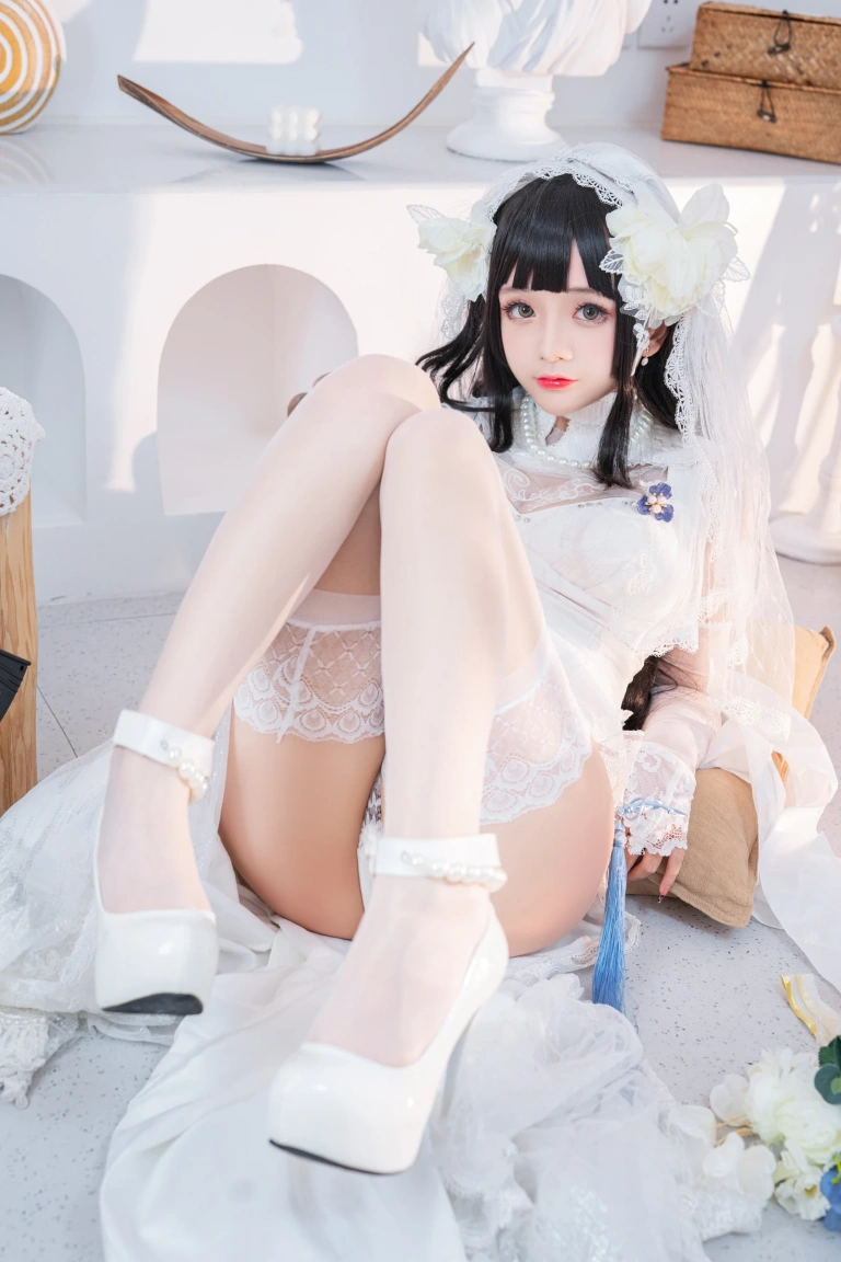 日奈娇(椎名莜)《95式婚纱》主题写真：52张全套美图