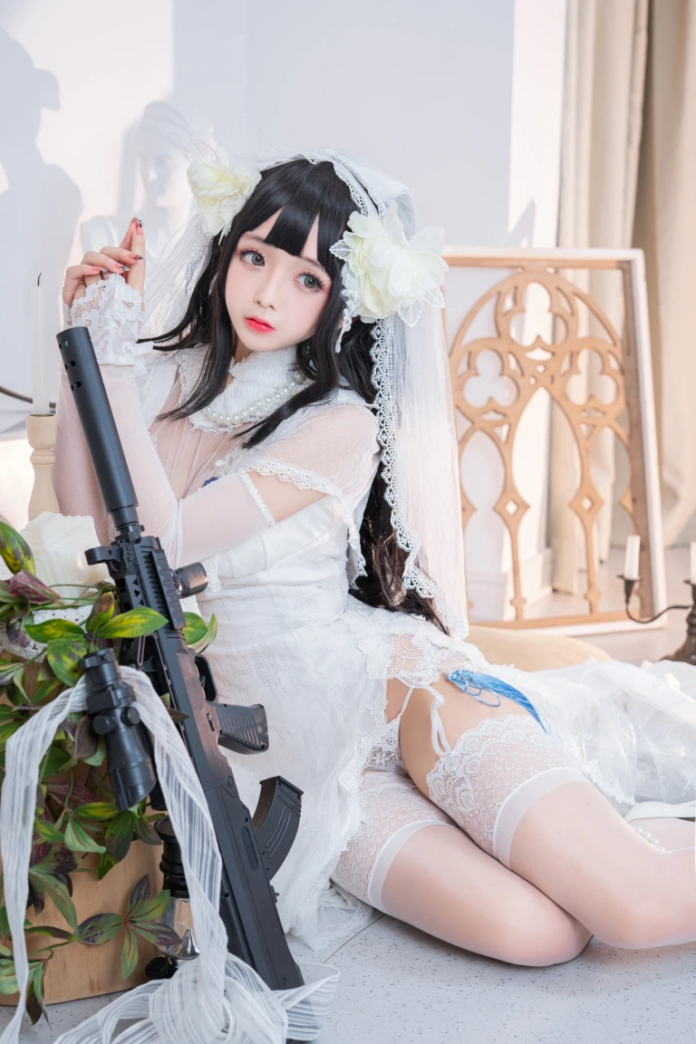 日奈娇(椎名莜)《95式婚纱》主题写真：52张全套美图