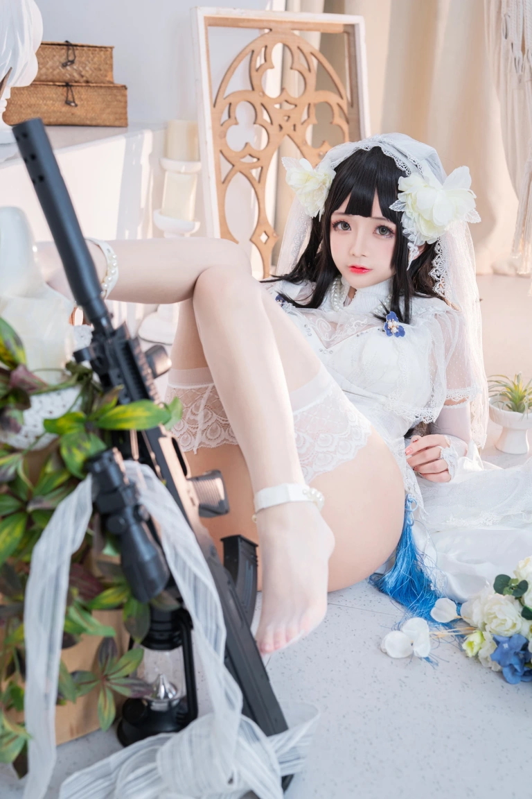 日奈娇(椎名莜)《95式婚纱》主题写真：52张全套美图