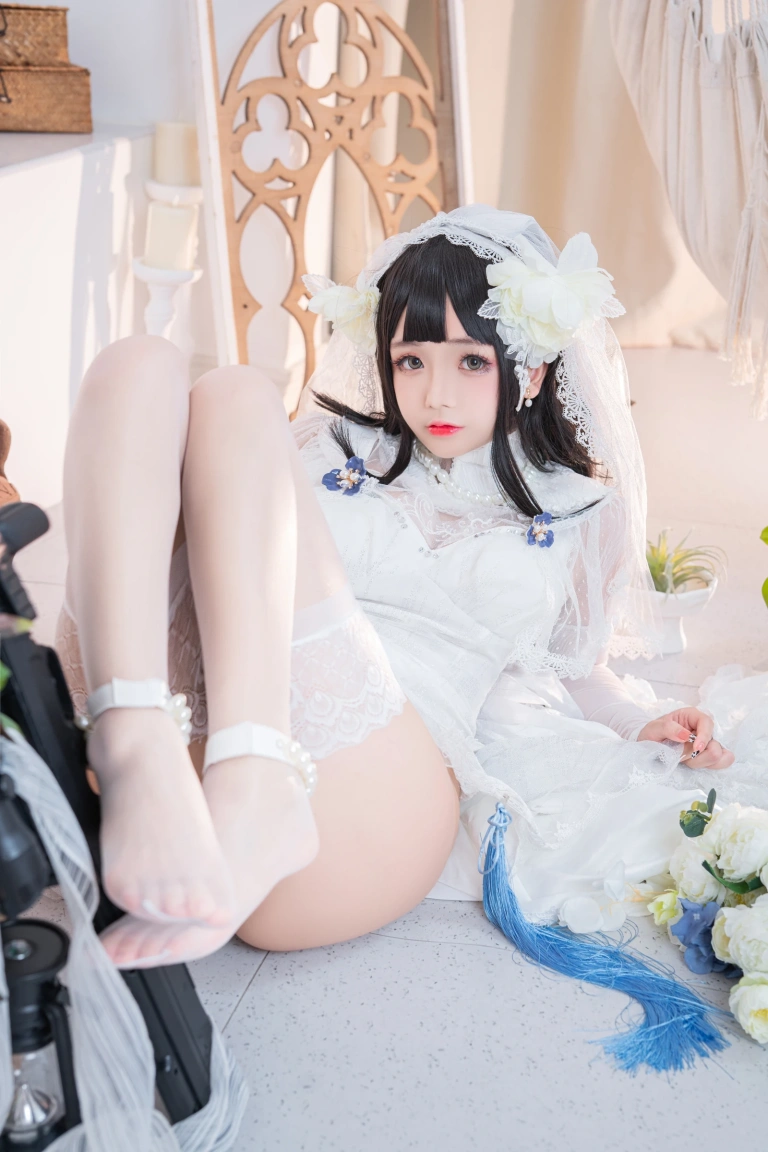 日奈娇(椎名莜)《95式婚纱》主题写真：52张全套美图