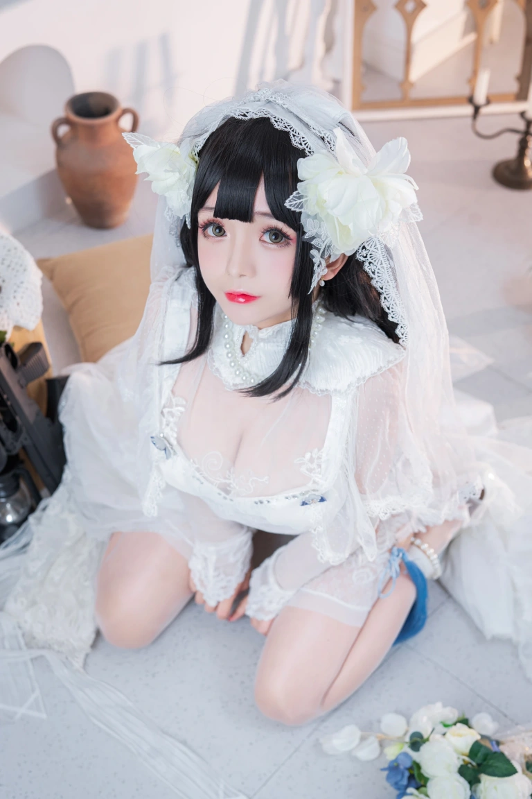 日奈娇(椎名莜)《95式婚纱》主题写真：52张全套美图