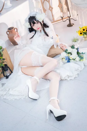 日奈娇(椎名莜)《95式婚纱》主题写真：52张全套美图