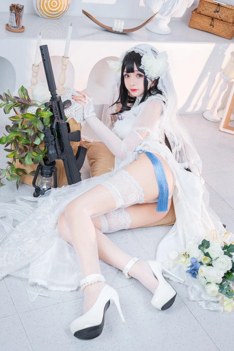 日奈娇(椎名莜)《95式婚纱》主题写真：52张全套美图