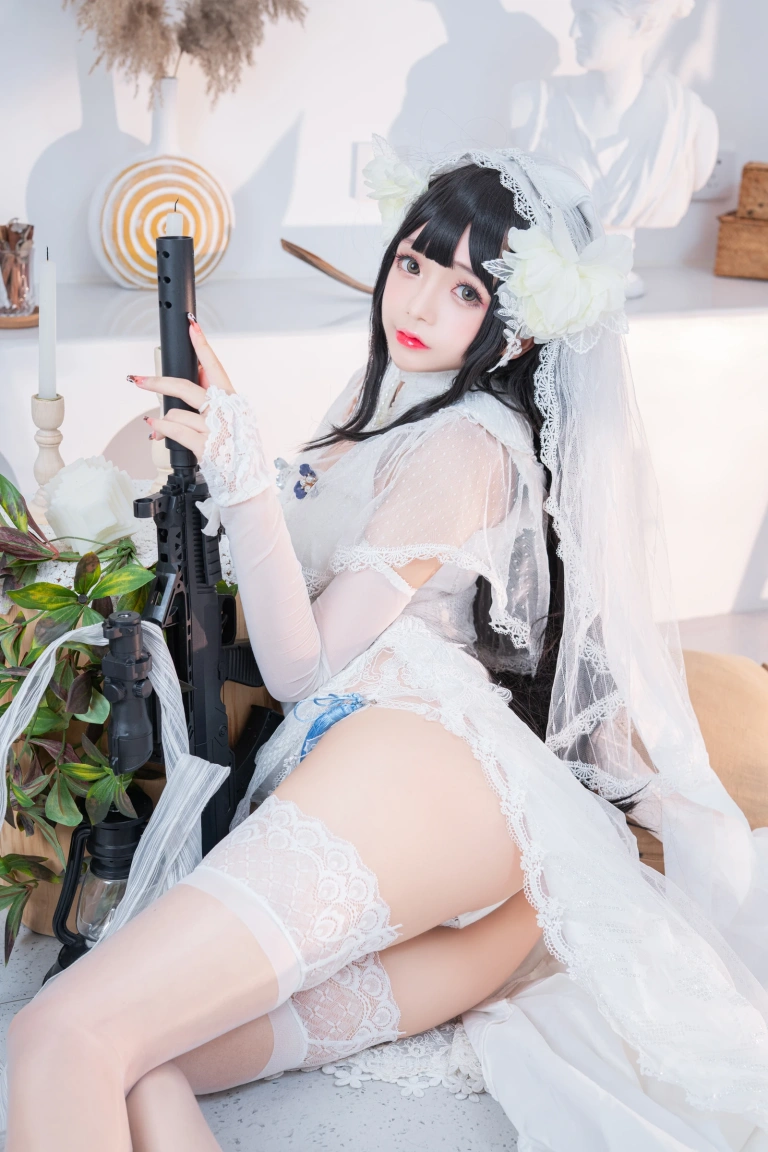 日奈娇(椎名莜)《95式婚纱》主题写真：52张全套美图