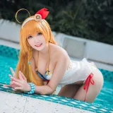 瓜希酱《公主连结 夏日御三家》主题写真：20张全套美图