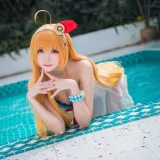 瓜希酱《公主连结 夏日御三家》主题写真：20张全套美图