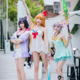 瓜希酱《公主连结 夏日御三家》主题写真：20张全套美图