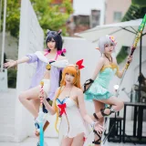 瓜希酱《公主连结 夏日御三家》主题写真：20张全套美图