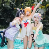 瓜希酱《公主连结 夏日御三家》主题写真：20张全套美图
