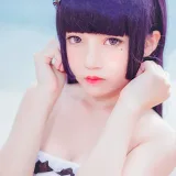 桜桃喵《五更琉璃 泳装》主题写真：21张全套美图