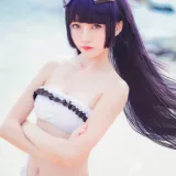 桜桃喵《五更琉璃 泳装》主题写真：21张全套美图