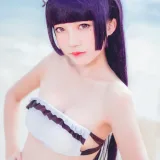 桜桃喵《五更琉璃 泳装》主题写真：21张全套美图